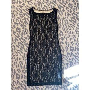 Little black lace dress